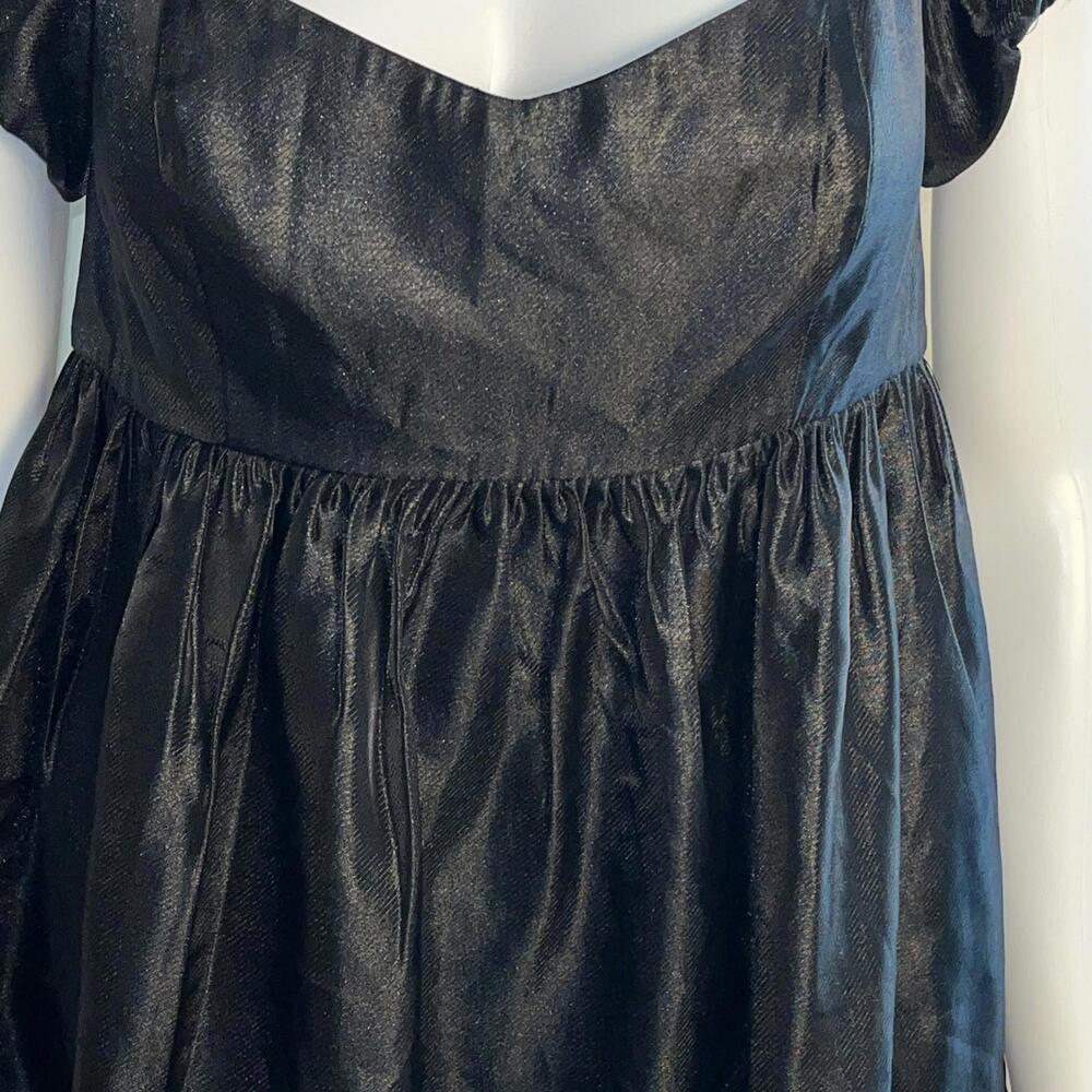 New Free People Vita Dress Size 10 Black MSRP: $200 - Picture 3 of 6